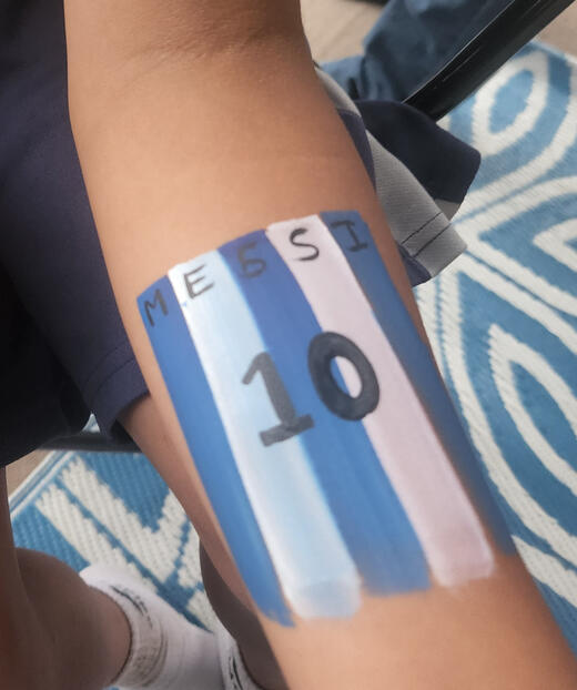 Face painting in Calgary